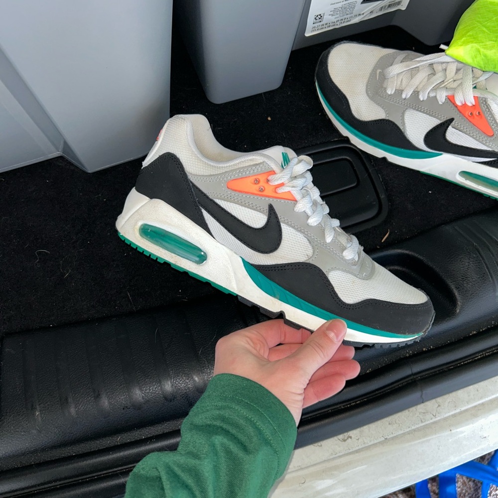 Nike Air Max Sneakers in Gray, Black, and Teal